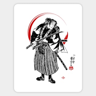 Ukiyo-e Rebel: The Samurai Ronin Tee Magnet